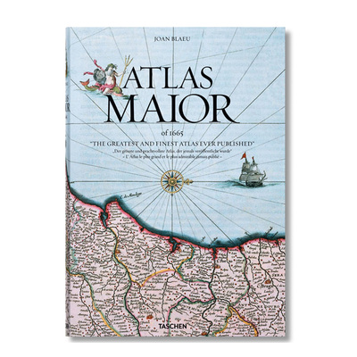 【预订】TASCHEN Blaeu. Atlas Maior 琼·布劳 大地图世界古图集地图制图历史设计 进口原版图书包邮