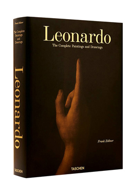 【现货】TASCHEN Leonardo da Vinci. Complete Paintings and Drawings达芬奇绘画素描全集特大画册收藏美术艺术画集精装图书