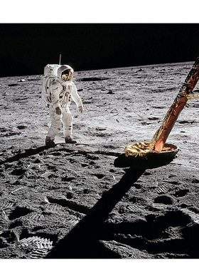 【预订】TASCHEN[限量版挂画] Buzz Aldrin 巴兹·奥尔德林 阿波罗11号《探测中的老鹰号》英文进口原版艺术画册图书包邮