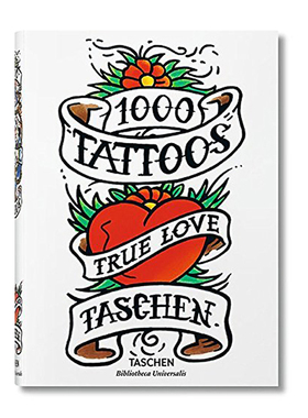 【现货】TASCHEN 1000 TATTOOS[图书馆系列]1000个纹身图案 图形平面设计进口原版图书