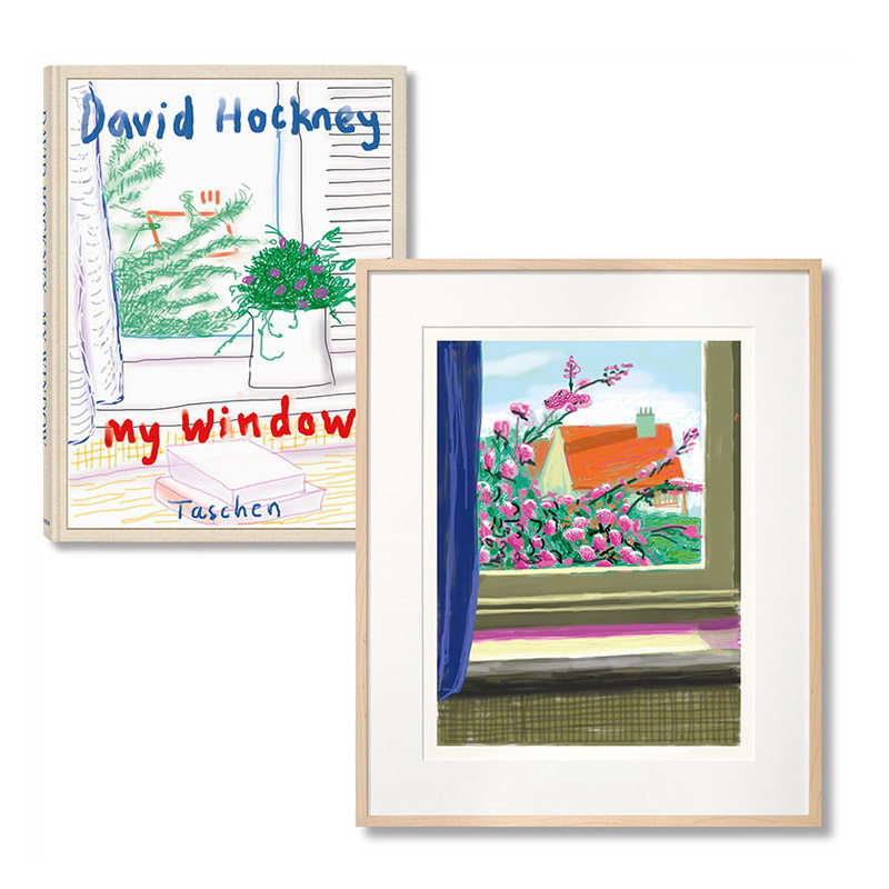 预售丨David Hockney.My Window[限量艺术版]D款(附iPad绘画作品)编号751-1000大卫霍克尼我的窗户数码美术画册[TASCHEN]原版包邮使用感如何?
