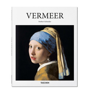 荷兰画派进口原版 VERMEER 现货 少女风俗绘画 TASCHEN 戴珍珠耳环 约翰内斯·维米尔 英文图书 基础艺术