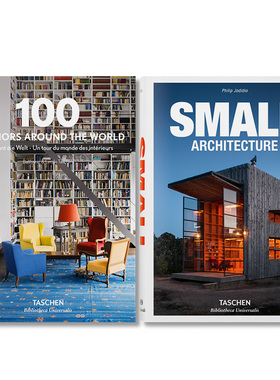 【预订】【Bibliotheca Universalis】[图书馆系列]小房子设计+100个室内空间创意 [2本组合] 新房装修装潢英文进口图书[TASCHEN]