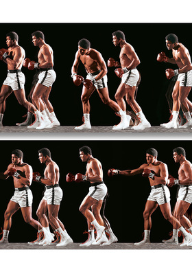 【预订】Homage to Ali [限量版挂画]致敬拳王阿里 阿里自创双拳侧滑Double-Clutch Shuffle 1966 艺术摄影原版图书[TASCHEN]