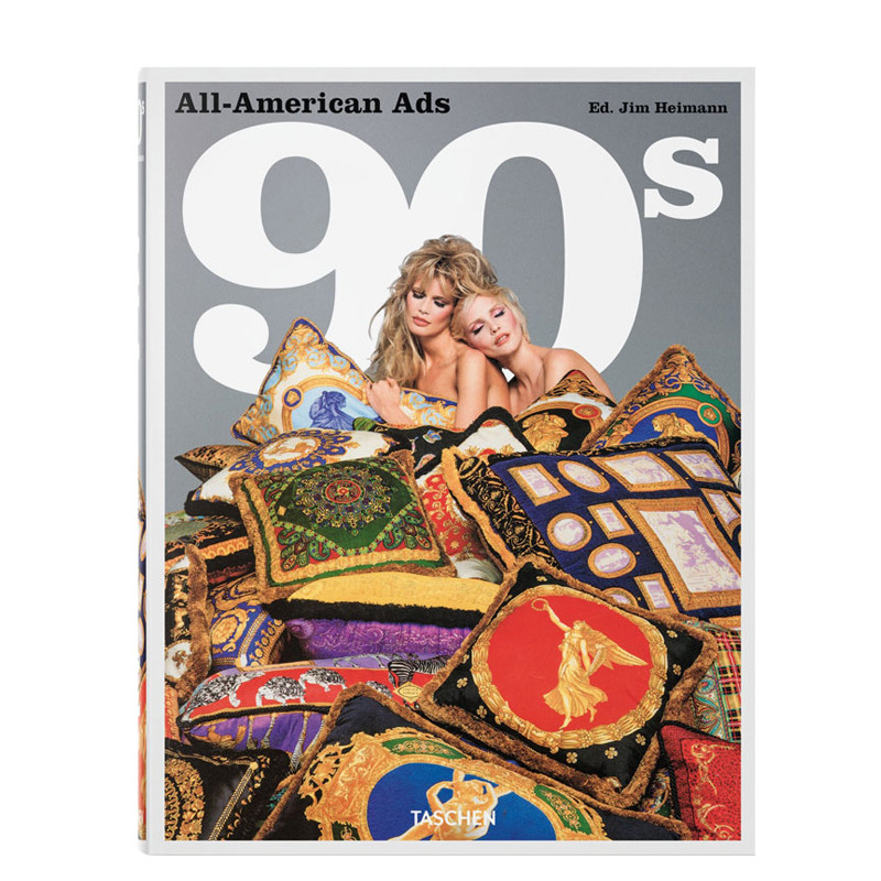 【现货】TASCHEN All-American Ads of the 90s90年代的美国广告复古平面广告设计参考辅助专业进口原版图书
