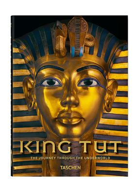 【现货】TASCHEN King Tut.塔森40周年精装版穿越地下世界之旅古埃及法老文物鉴赏收藏艺术历史画册进口英文原版图书书籍