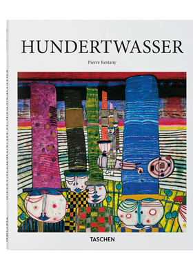【现货】Hundertwasser [基础艺术]百水先生艺术书籍绘画作品集画集画册 进口原版图书[TASCHEN]
