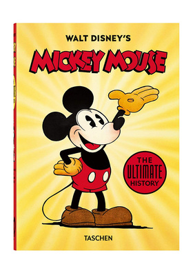 【现货】塔森TASCHEN Walt Disney’s Mickey Mouse40周年精装版沃特·迪士尼的米老鼠档案经典动画设计艺术图鉴收藏原版图书