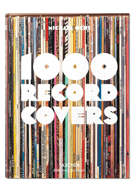 【现货】TASCHEN 1000 Record Covers 塔森[图书馆系列]1000个专辑封面平面设计图册进口原版专业英文图书