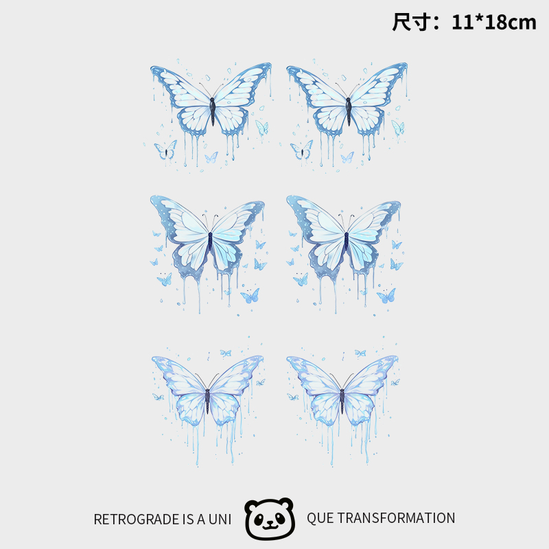 彩色纹身贴仿真持久防水