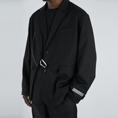 分割线包边解构登山扣廓形西装 harshandcruel 外套 邓为同款