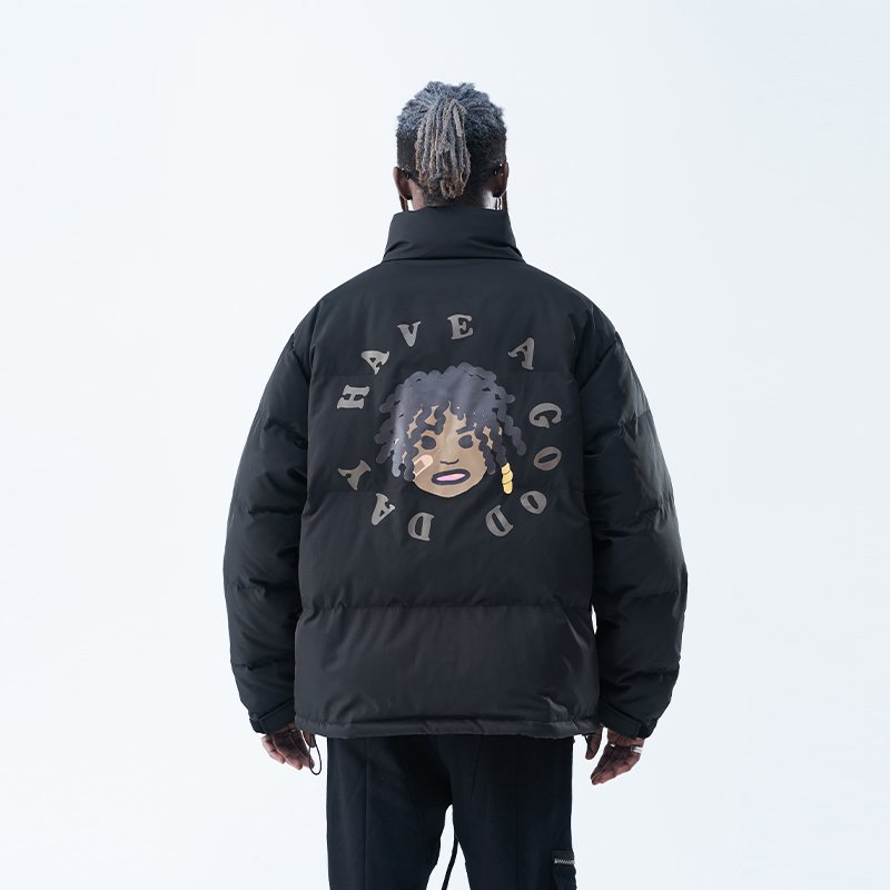 harshandcruel街头立领棉服