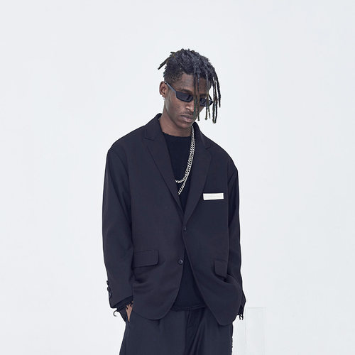 oversize街头西装外套李俊濠同款