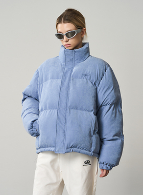 【王栎鑫】harsh and cruel 美式复古美拉德刺绣隐藏口袋立领棉服