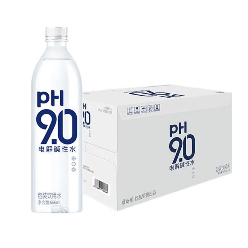 康师傅电解碱性水ph9666ml*15瓶整箱包邮小瓶装水包装饮用水特价