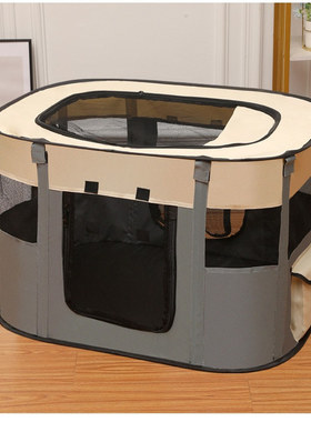 宠物用品别墅猫狗笼可折叠封闭式宠物围栏帐篷大空间幼猫咪产房
