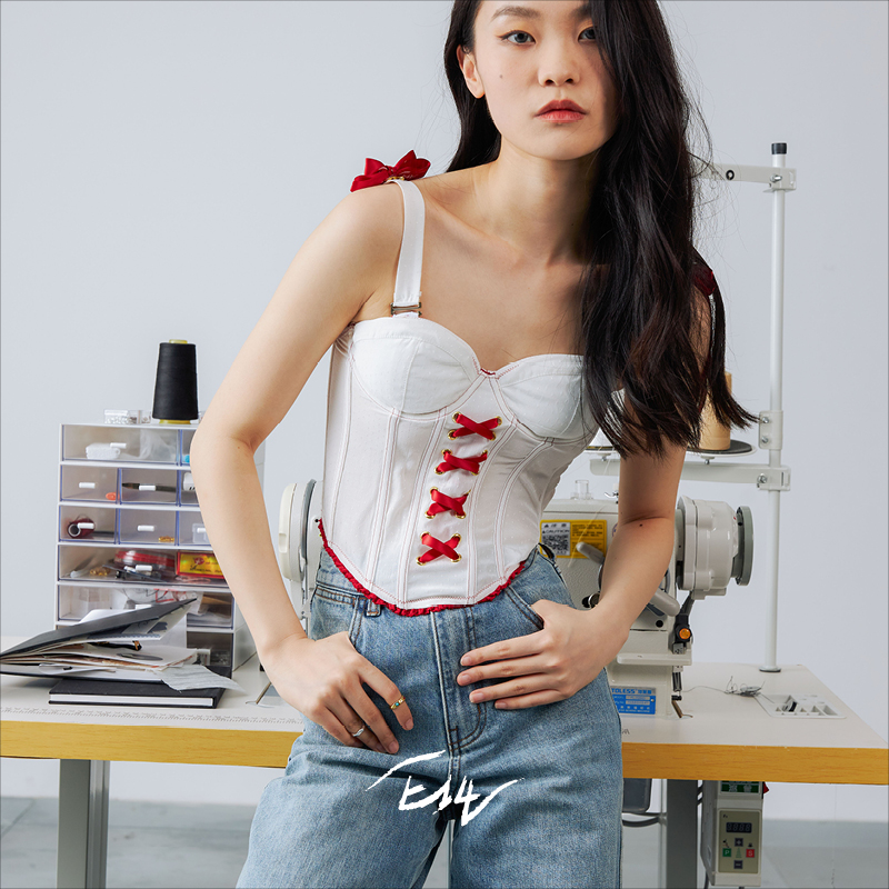 e14甜美蝴蝶结内衣甜美