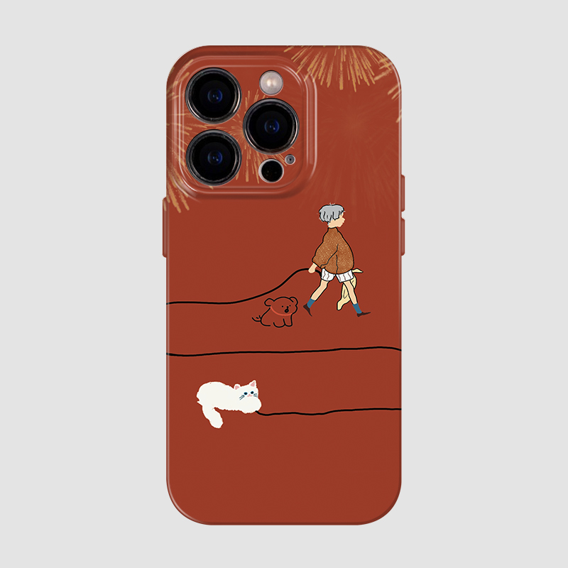 溜猫iPhone14苹果15promax全包xr手机壳xs全包软壳13mini小众艺术12创意16耐脏xs高级感适用mate60pro华为p60