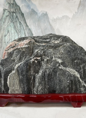 天然泰山石敢当室内外补角办公室原石靠山石观赏奇石客厅摆件