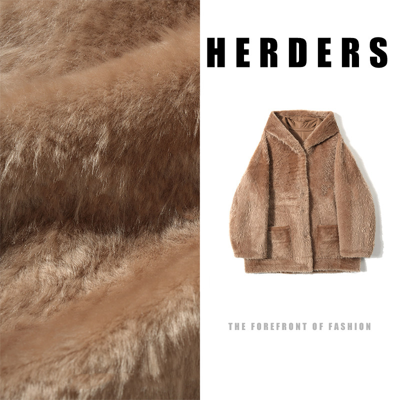 【芊芊粉丝专享】中长款连帽皮毛一体外套 52118,女装/女士精品,皮草,淘宝优惠券,粉丝福利购,淘宝优惠卷