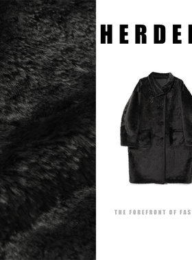 【芊芊粉丝专享】 长款翻领两面穿毛呢外套 52019