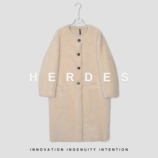 皮草外套 小软羊潮流时尚 白雪女神 40603 邢康莉甄选