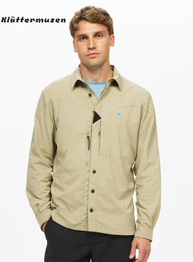 Klattermusen攀山鼠户外防晒防蚊速干长袖衬衫男地狱犬Garm 10171