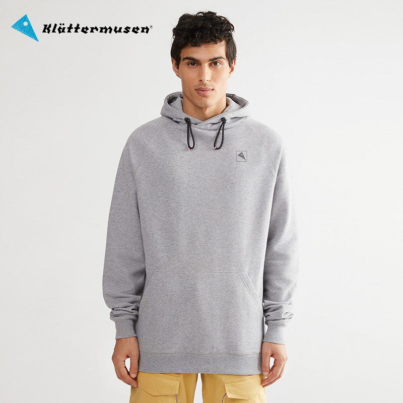 攀山鼠连帽卫衣男款如尼文元素版