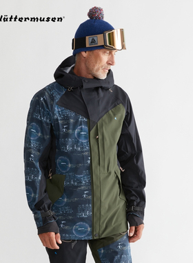 Klattermusen攀山鼠 艺术家联名中性款滑雪冲锋衣-斯基尼尔10345