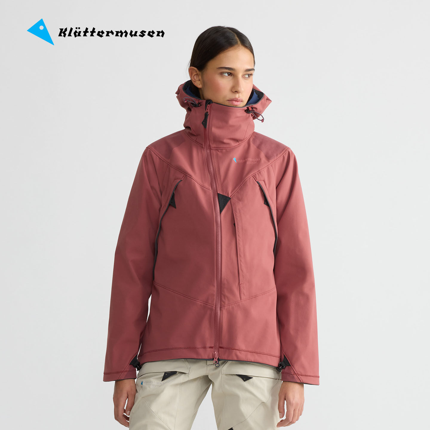 Klattermusen攀山鼠软壳外套菲尔纳女款户外滑雪服厚款 10640W