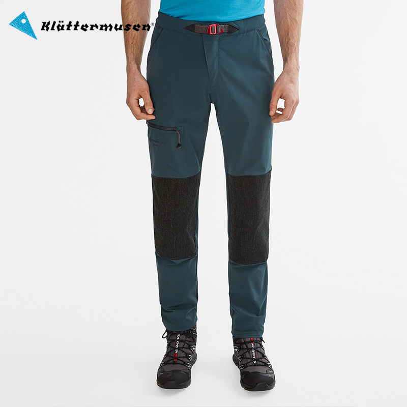 攀山鼠户外软壳长裤抗风耐磨男