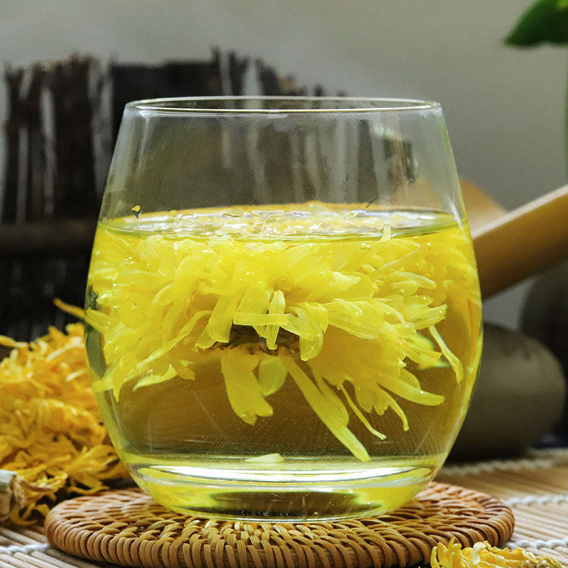 菊花茶金丝皇菊黄菊一朵一杯大菊花枸杞茶胎菊黄山贡菊花草茶茶叶