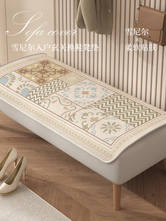 采购产品法式椅垫，门厅，换鞋凳垫，矩形凳垫，防滑垫，鞋凳垫，