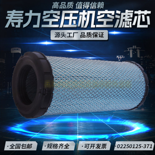 寿力LS10-30螺杆空压机配件空气过滤器02250125-371高品质空滤芯