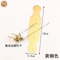 Круглая голова ширина 2,2 длинной 10 -сантиметровой бронзовой цвета