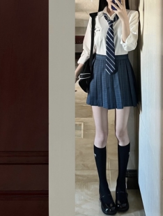 白兰学院长袖刺绣白色打底外穿正版日系学院风校供感jk衬衫