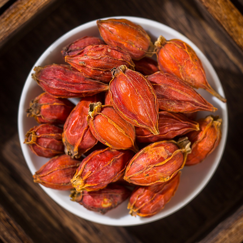 正品栀子茶栀子果泡茶50g上色散装江西红栀子食用黄栀子粉香料