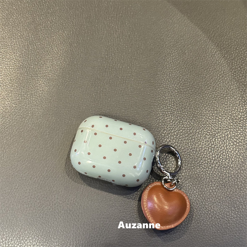 小众撞色棕波点适用于airpodspro3代蓝牙保护套2代苹果4代耳机壳,3C数码配件,耳机保护套,淘宝优惠券,粉丝福利购,淘宝优惠卷