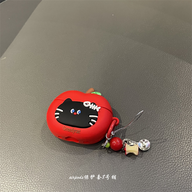 苹果小猫咪耳机保护套