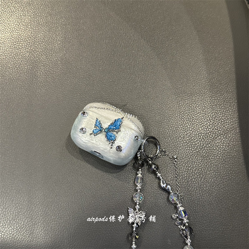 手工奶油滴胶甜美蝴蝶适用于airpods pro1代2代3代4代蓝牙耳机壳保护套,3C数码配件,耳机保护套,淘宝优惠券,粉丝福利购,淘宝优惠卷