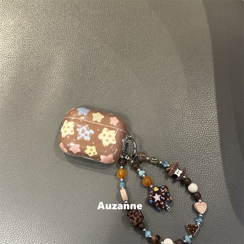 格纹波点星星适用于airpodspro1代2代3代4代蓝牙耳机壳保护套,3C数码配件,耳机保护套,淘宝优惠券,粉丝福利购,淘宝优惠卷