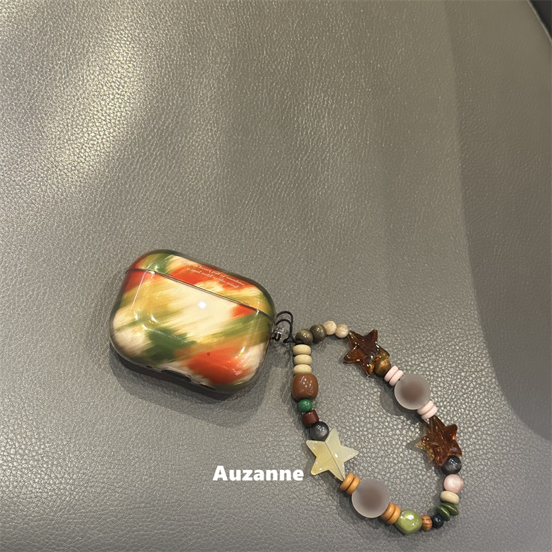 秋冬小众泼墨耳机壳保护套