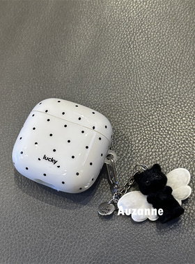 小众波点适用于华为freebuds5i保护套SE2耳机壳防摔pro3