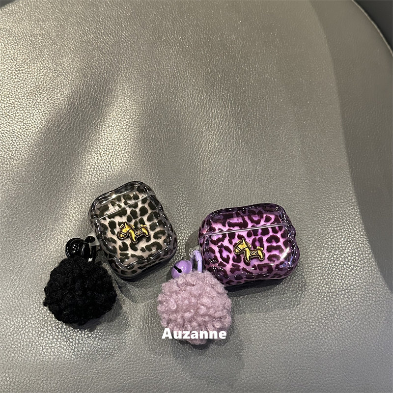 半透豹纹小马适用于airpodspro3代蓝牙耳机壳4代苹果保护套,3C数码配件,耳机保护套,淘宝优惠券,粉丝福利购,淘宝优惠卷