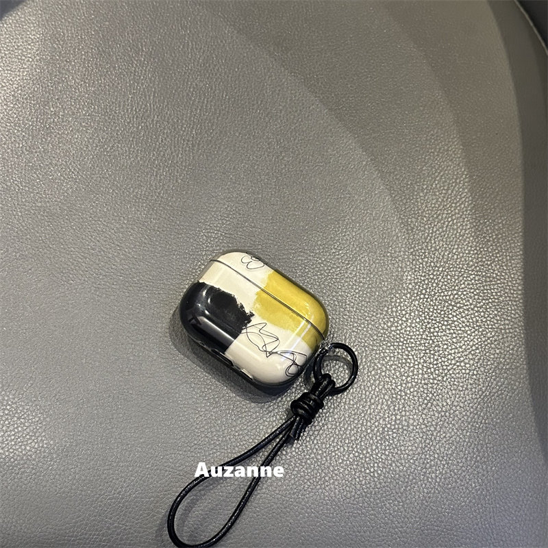 小众半透拼色线条适用于airpodspro3代蓝牙耳机壳4代保护套,3C数码配件,耳机保护套,淘宝优惠券,粉丝福利购,淘宝优惠卷