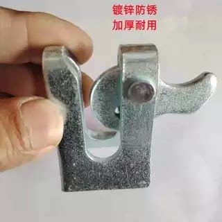 母猪产床配件猪栏养猪定位保育猪用门扣碰锁门锁养殖设备脚板加厚