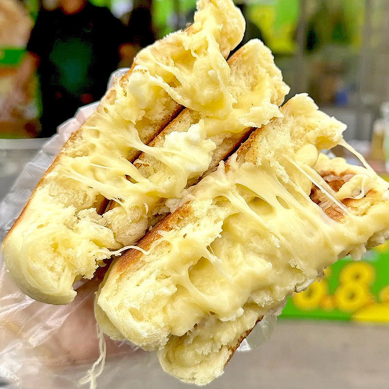 芝士豆腐饼320g面点袋装速冻芝士拉丝夹馅烧饼懒人速食早餐面点