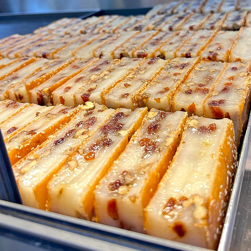 手工脆皮烤年糕400g速冻红枣葡萄干糯米主食馒头早餐速食冷冻面点