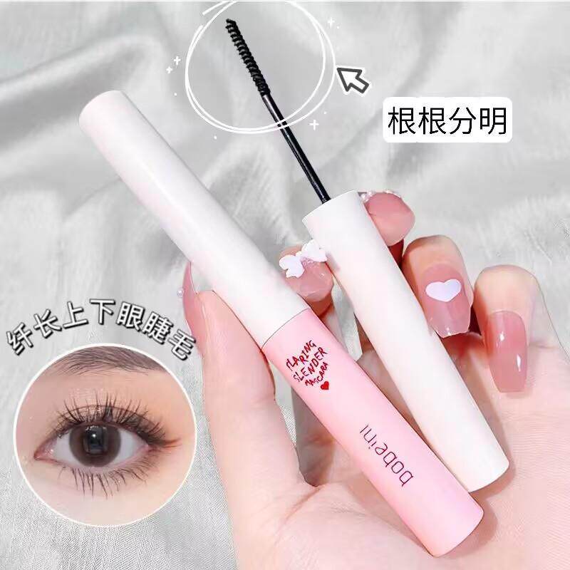 极细睫毛膏防水拉长自然卷翘浓密持久细刷头加长加密不晕染初学者