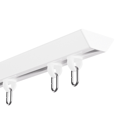 极简窗帘轨道安装不漏钉更美观